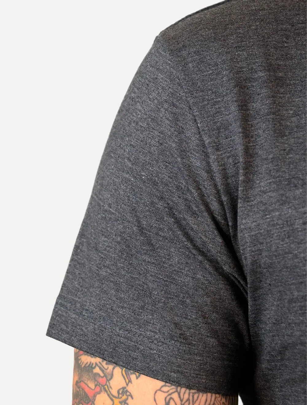Camiseta Aramis Masculina Basic 3D Rubber Logo Grafite Mescla