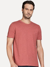 Camiseta Aramis Masculina Basic Lisa Mono Logo Vermelha Mescla