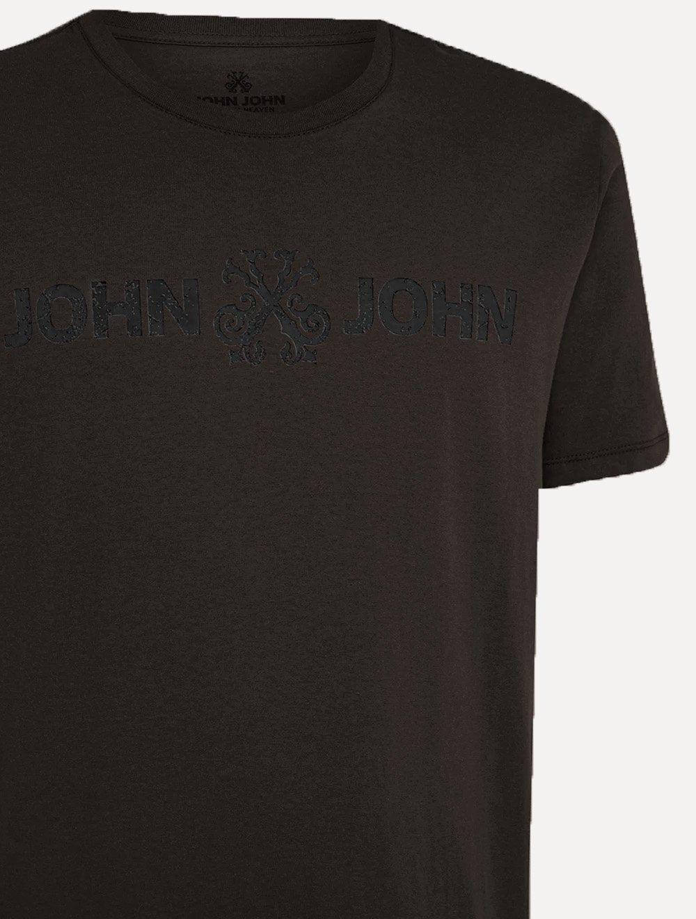 Camiseta John John Masculina Regular Fit Basic Marrom Escuro