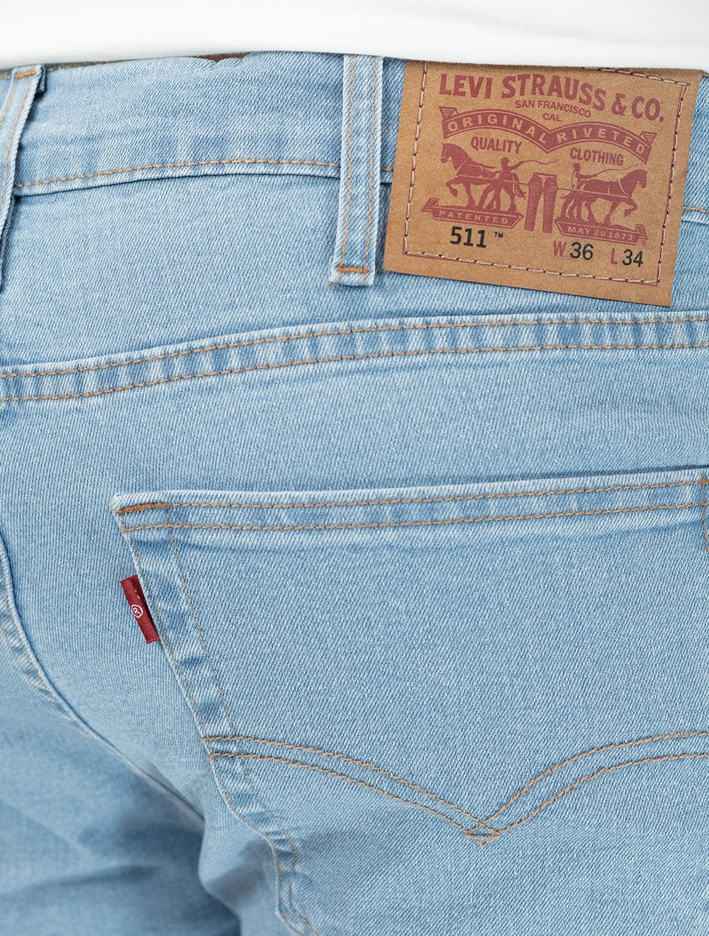 Calça Jeans Levis | Masculina 511 Slim Light Blue Azul Claro