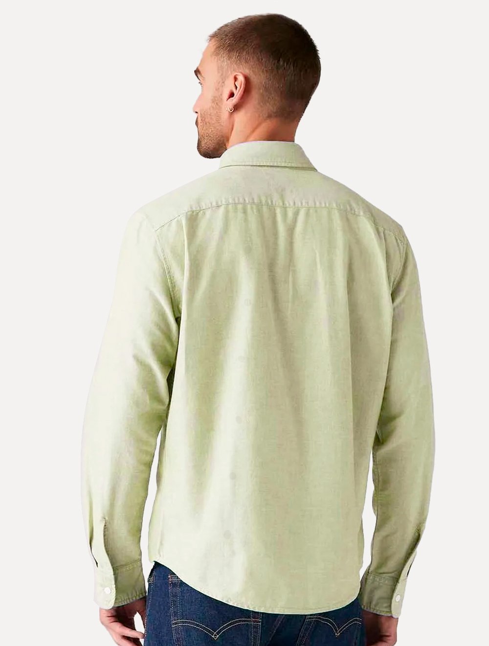Camisa Levis Masculina Standard One Pocket Verde Claro