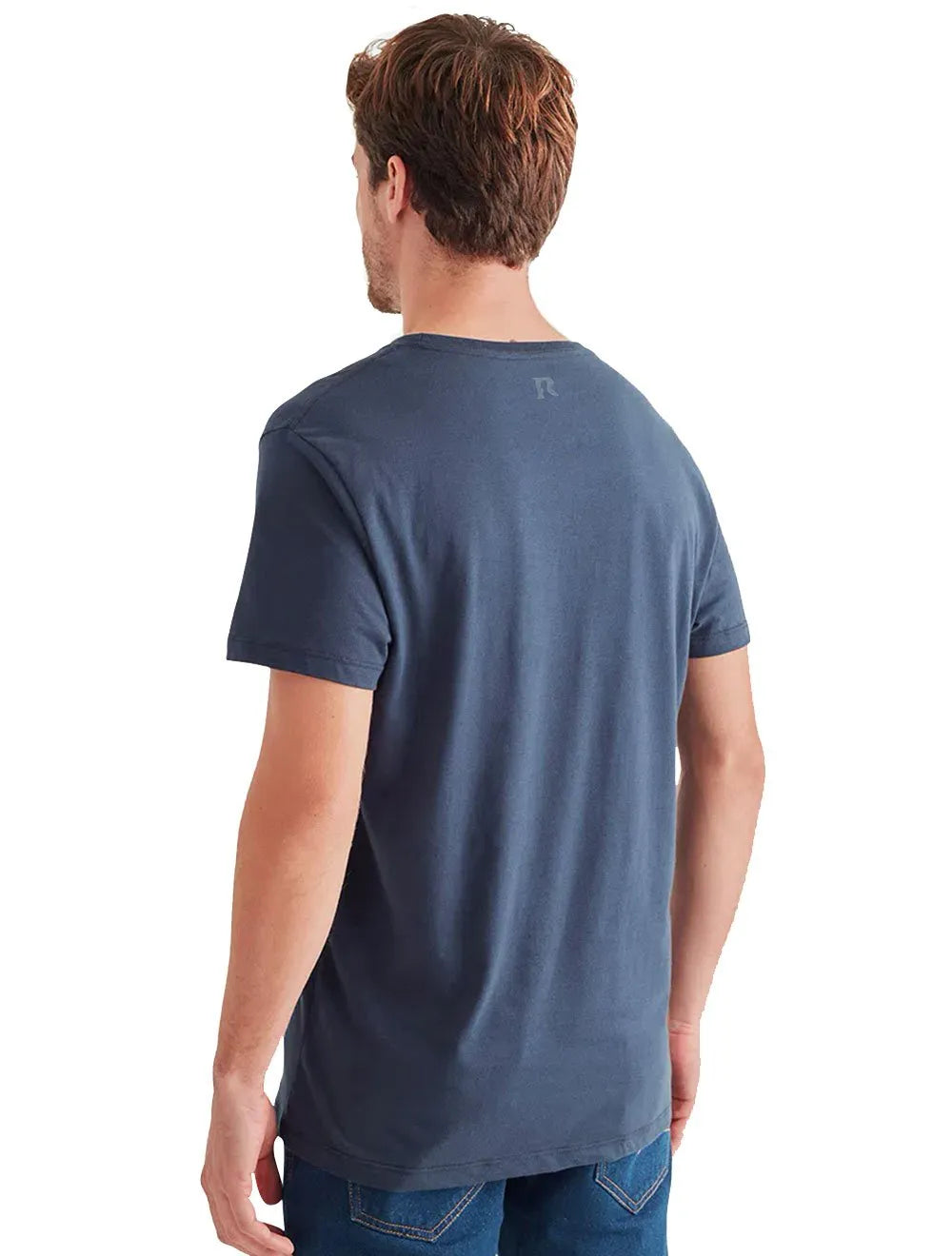 Camiseta Reserva Masculina Regular Estampa Hack Azul Marinho