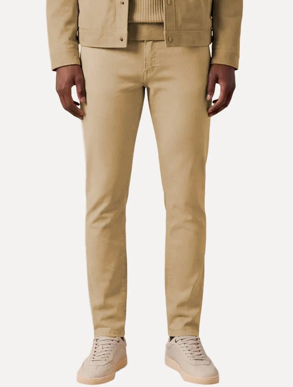 Calça Reserva Jeans Masculina Skinny Color Five Pockets Cáqui Escuro