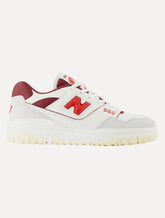 Tênis New Balance Masculino Casual 550 Dark Red Cáqui Claro