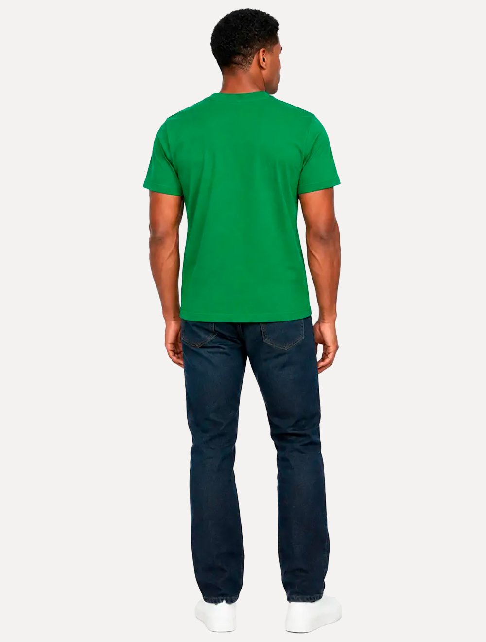 Camiseta Calvin Klein Jeans Masculina New Re Issue Frontal Logo Verde
