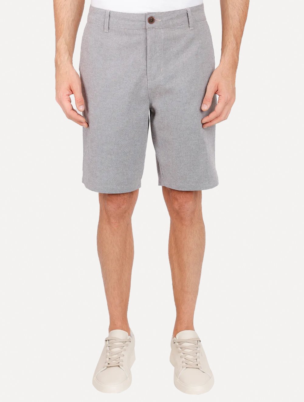 Bermuda Aramis Masculina Chino Cotton Marrom Mescla