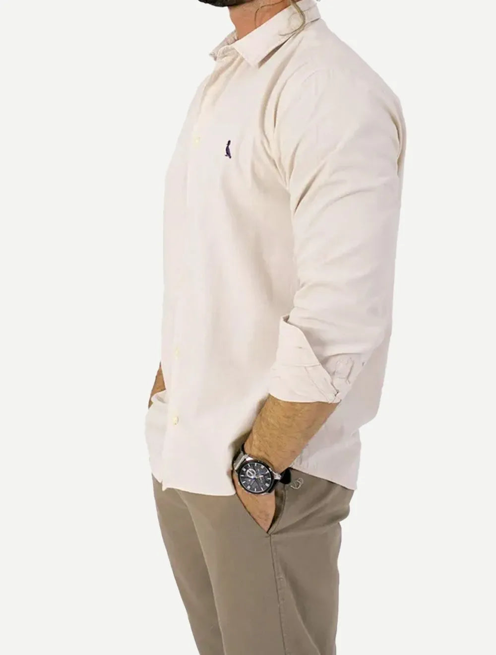 Camisa Reserva Masculina Nova Paraty Cinza Concreto