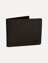 Carteira Aramis Masculina Couro Horizontal Rought Marrom Café