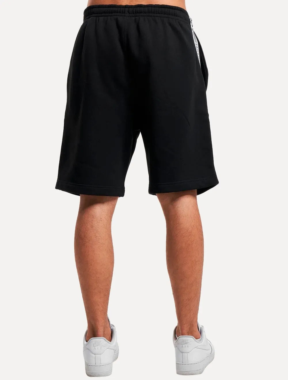 Bermuda Lacoste Masculina Moletom Sash Striped Preta