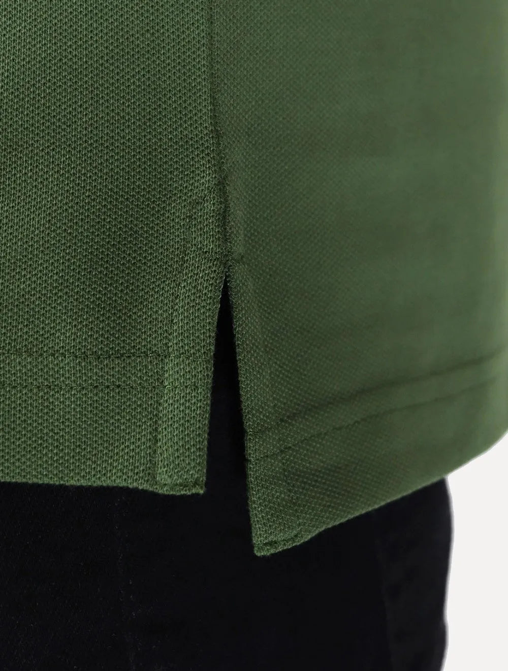 Polo Tommy Hilfiger Masculina Regular Piquet 1985 Verde Musgo