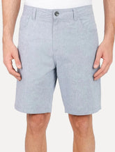 Bermuda Aramis Masculina Classica Soft Pockets Azul Mescla