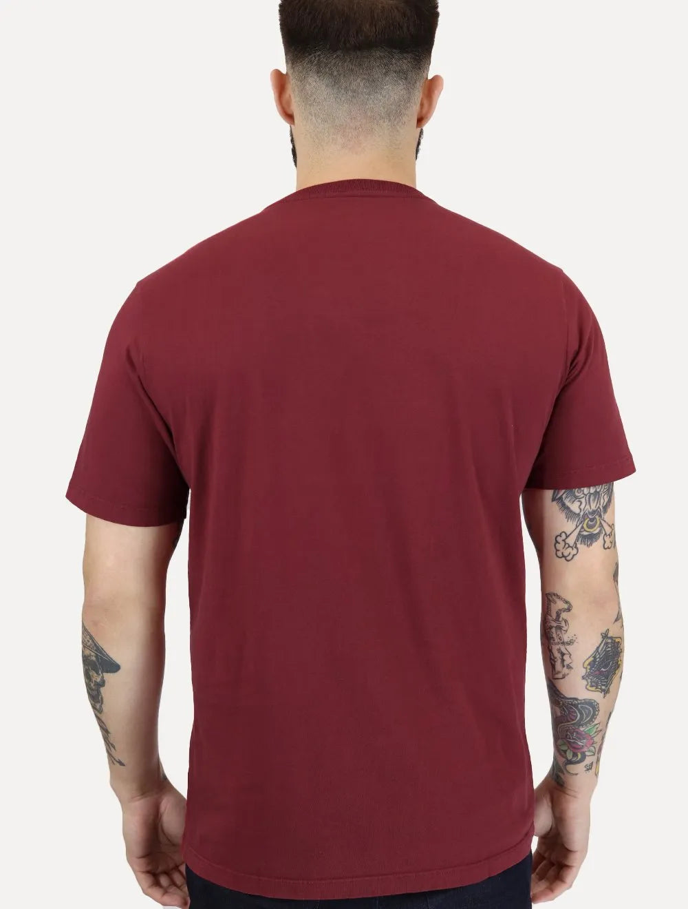 Camiseta Von der Volke Masculina Origineel Outline Crown Marsala