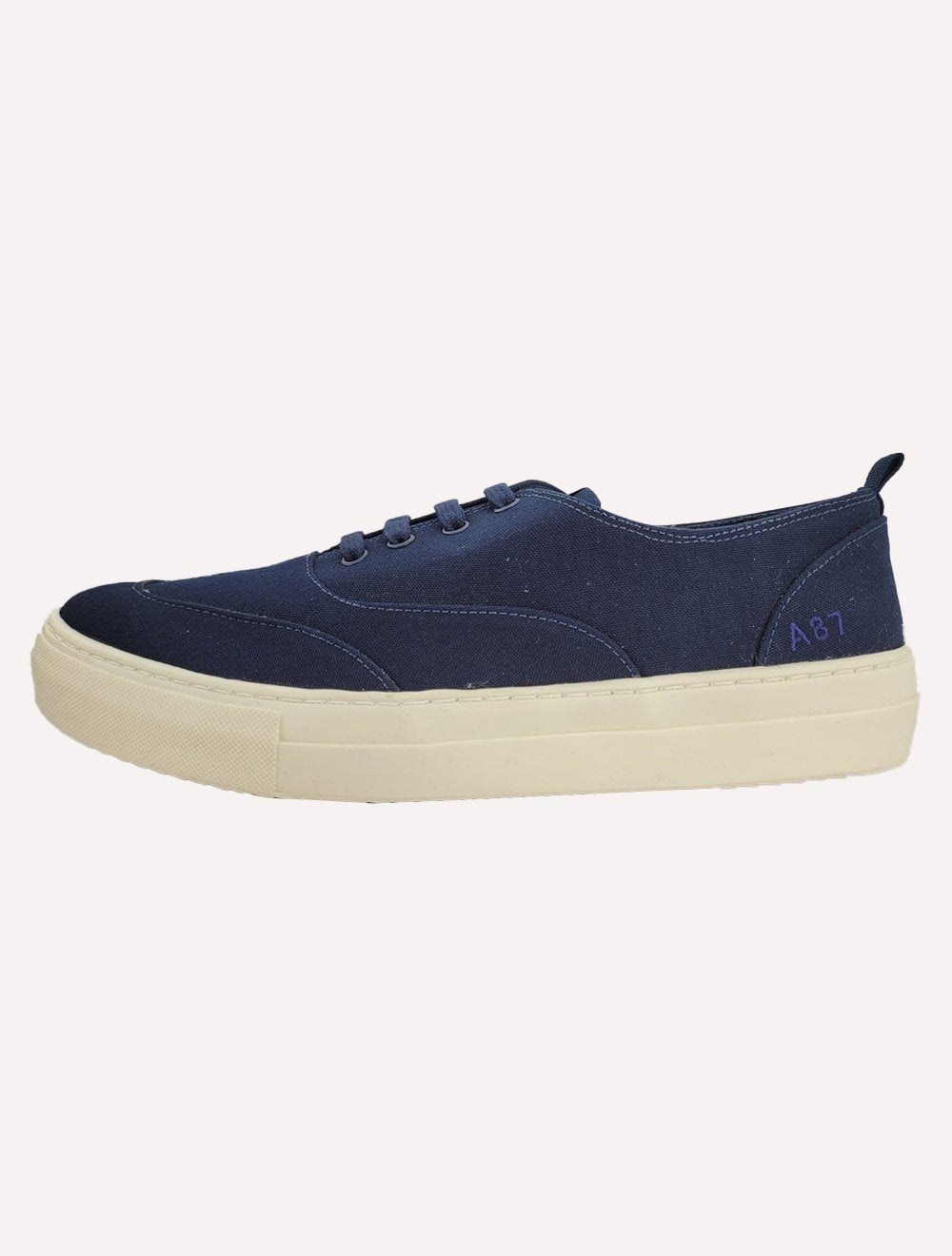 Tênis Aeropostale Masculino Casual Lona Baixo A87 Bordado Azul Marinho