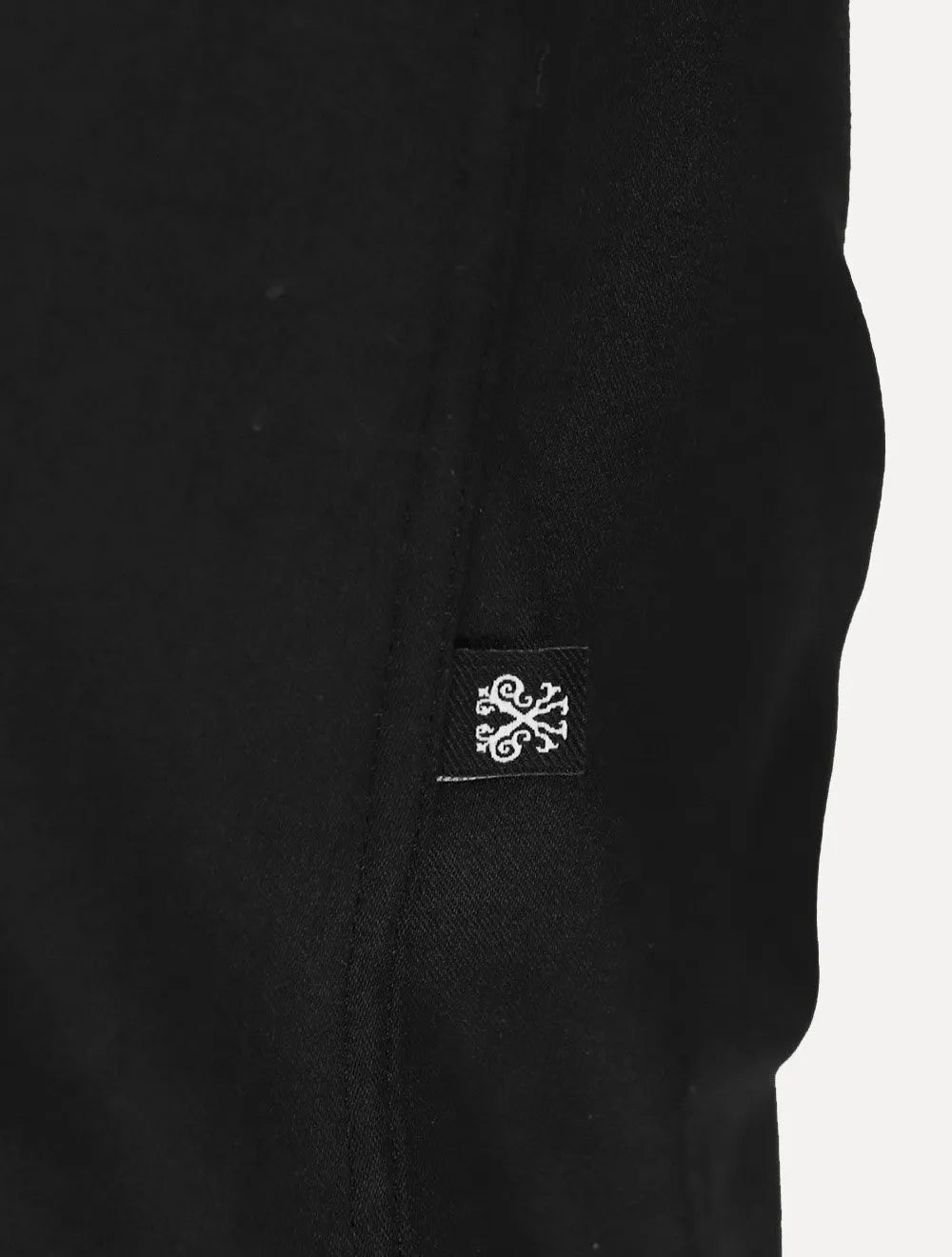 Camisa John John Masculina Ultra Slim Black Logo Preta