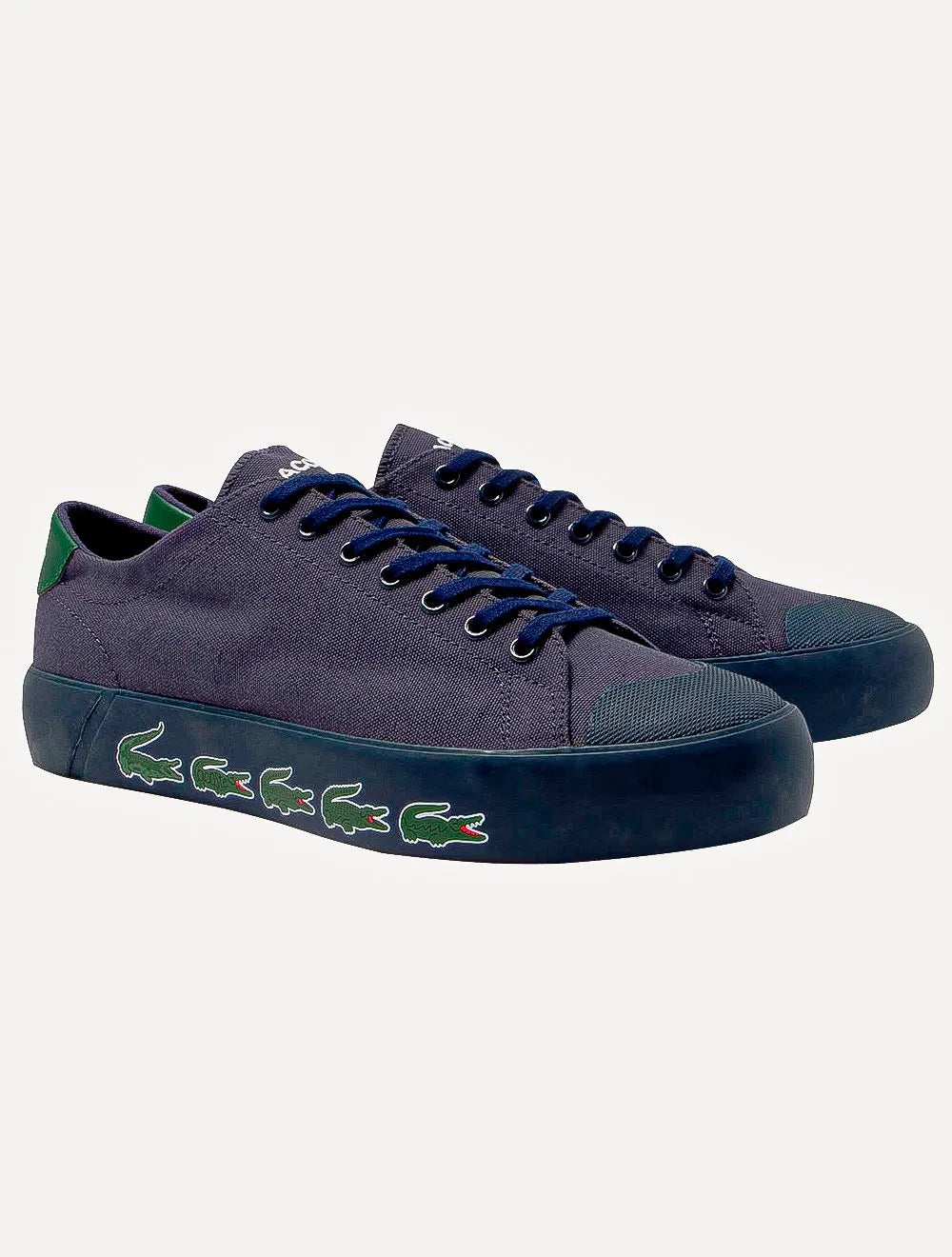 Tênis Lacoste Lona Gripshot Nvy/Dk Grn Azul Marinho
