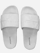 Chinelo Aramis Masculino Slide ARM1135 Texture Branca