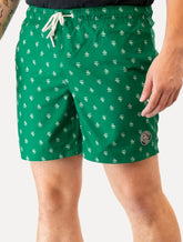 Short Original Penguin Masculino D'Água Logo Print Verde