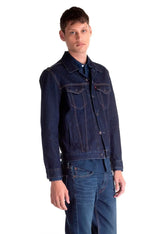 Jaqueta Jeans Levis Masculina Trucker Azul Escuro