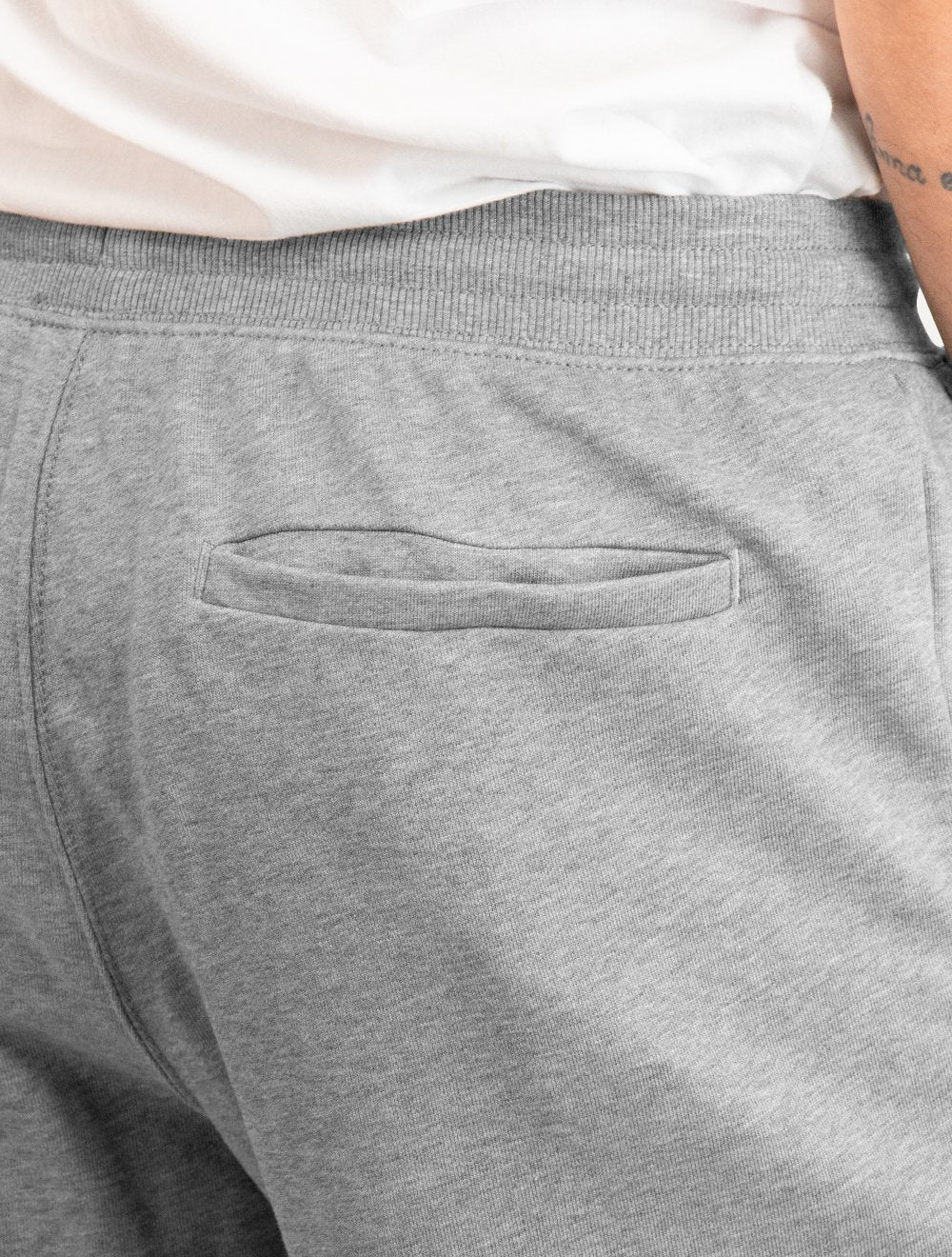 Bermuda Tommy Hilfiger Moletom Essential Terry Grey String Cinza Mescla