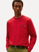 Moletom Tommy Hilfiger Masculino Treble Logos Vermelho