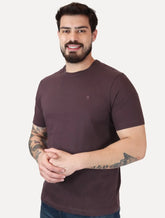 Camiseta Individual Masculina Comfort Logo Roxo