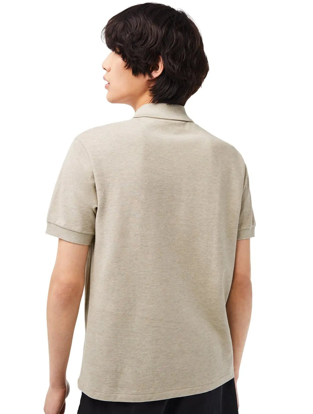 Polo Lacoste Masculina L.12.12 Caqui Mescla