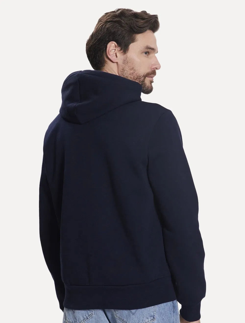 Moletom Lacoste Masculino Hoodie Classic Fit Azul Marinho