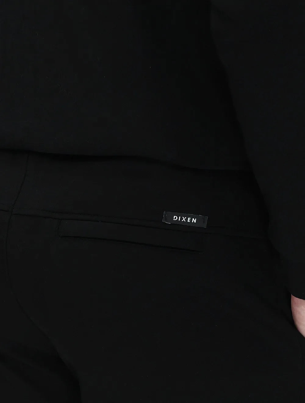 Conjunto Dixen Agasalho Moletom Jaqueta com Zíper Frontal Preto