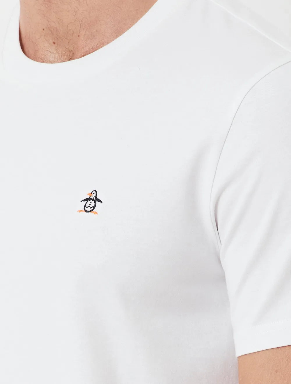 Camiseta Original Penguin Masculina Regular Lisa Color Branca