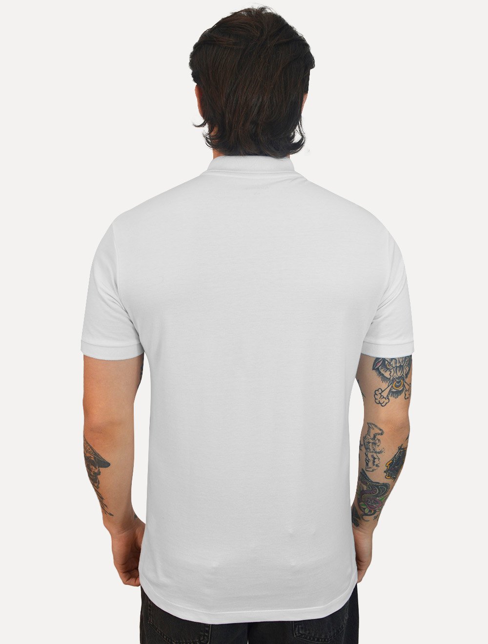 Polo Aramis Masculina Regular Basic Piquet Surton Dark Logo Branca