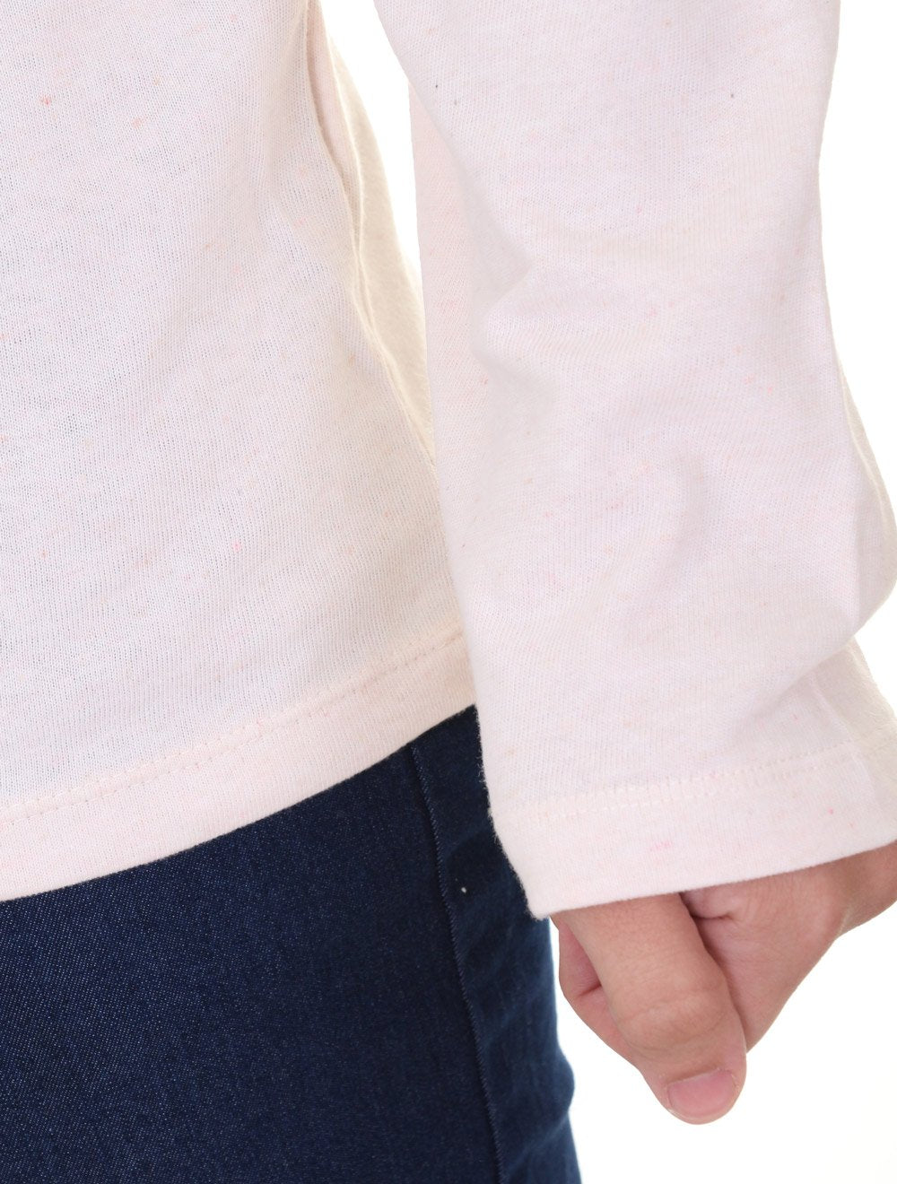 Camiseta Calvin Klein Jeans Masculina Manga Longa Sustainable Off-White