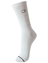 Meia Calvin Klein Esportiva Cano Longo CK Branca 1UN