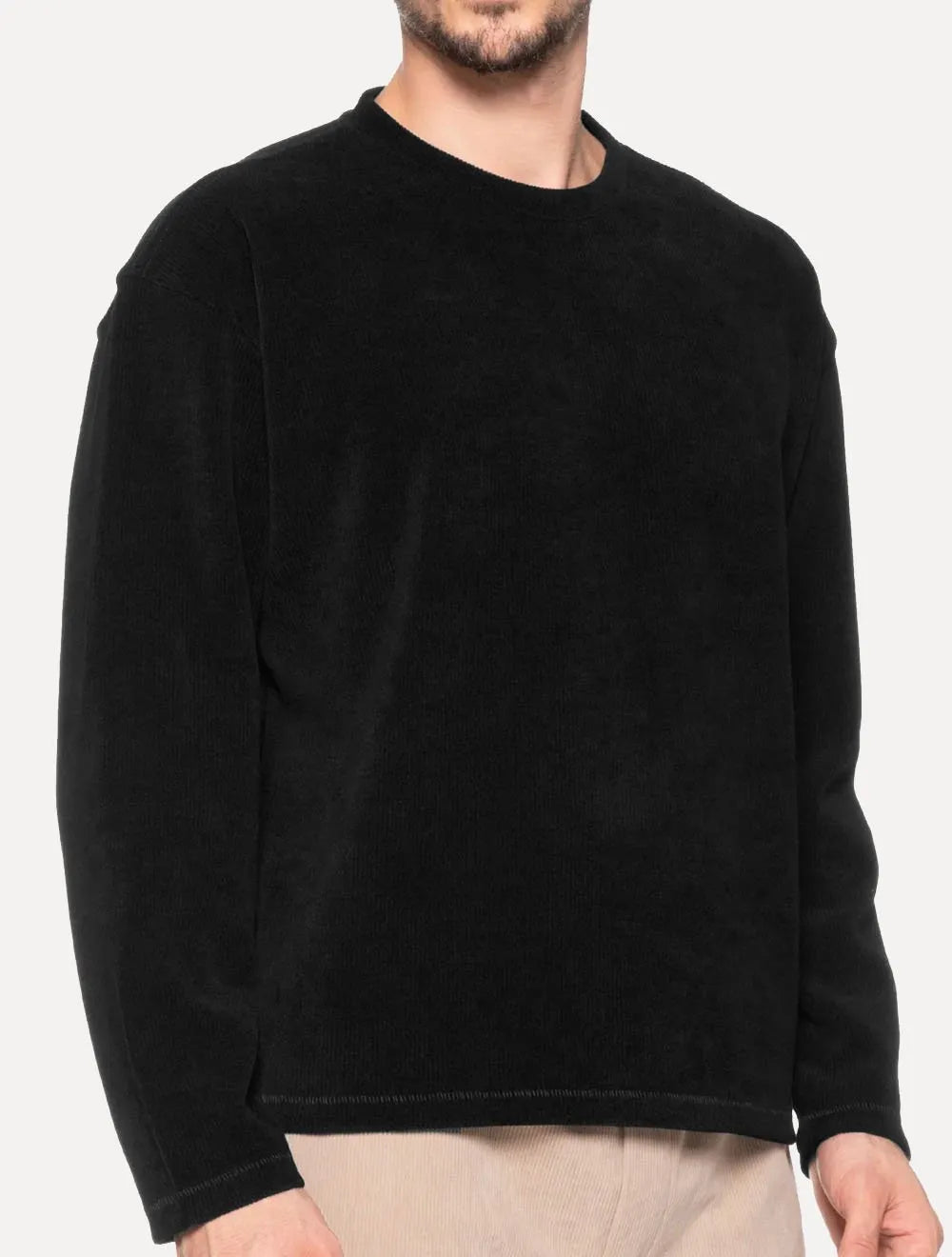 Moletom Osklen Masculino Denver Canelado Preto