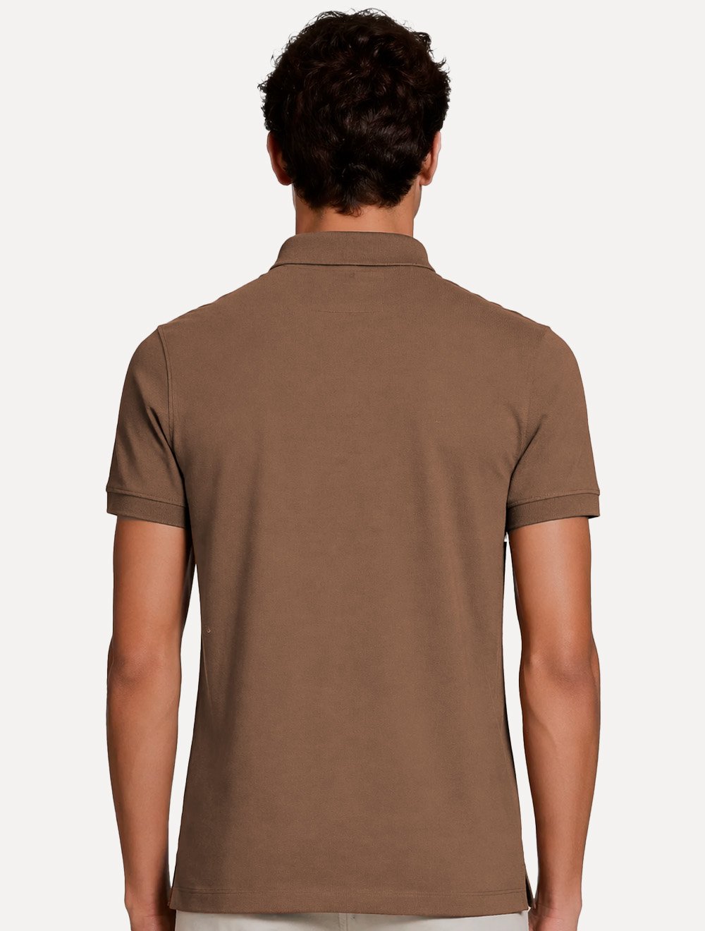 Polo Aramis Masculina Piquet Colorfix Havana Marrom