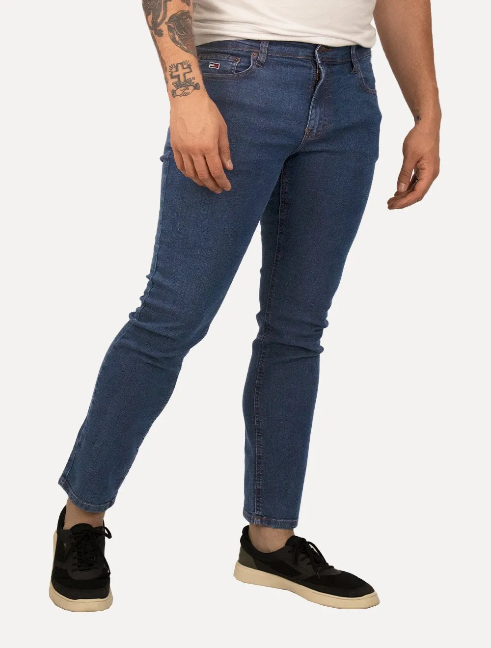 Calça Tommy Jeans Masculina Slim Scanton Médio