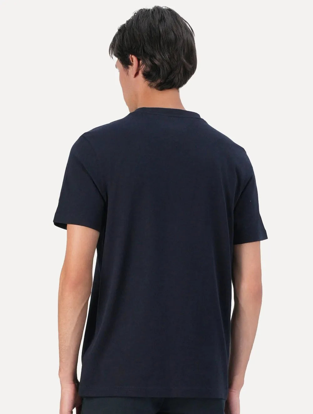 Camiseta Tommy Hilfiger Masculina Colour Flag Tee Azul Marinho