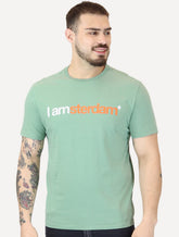 Camiseta Von der Volke Masculina Origineel I Amsterdam Verde Claro