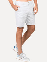 Bermuda Original Penguin Sarja Chino Elastano Branca