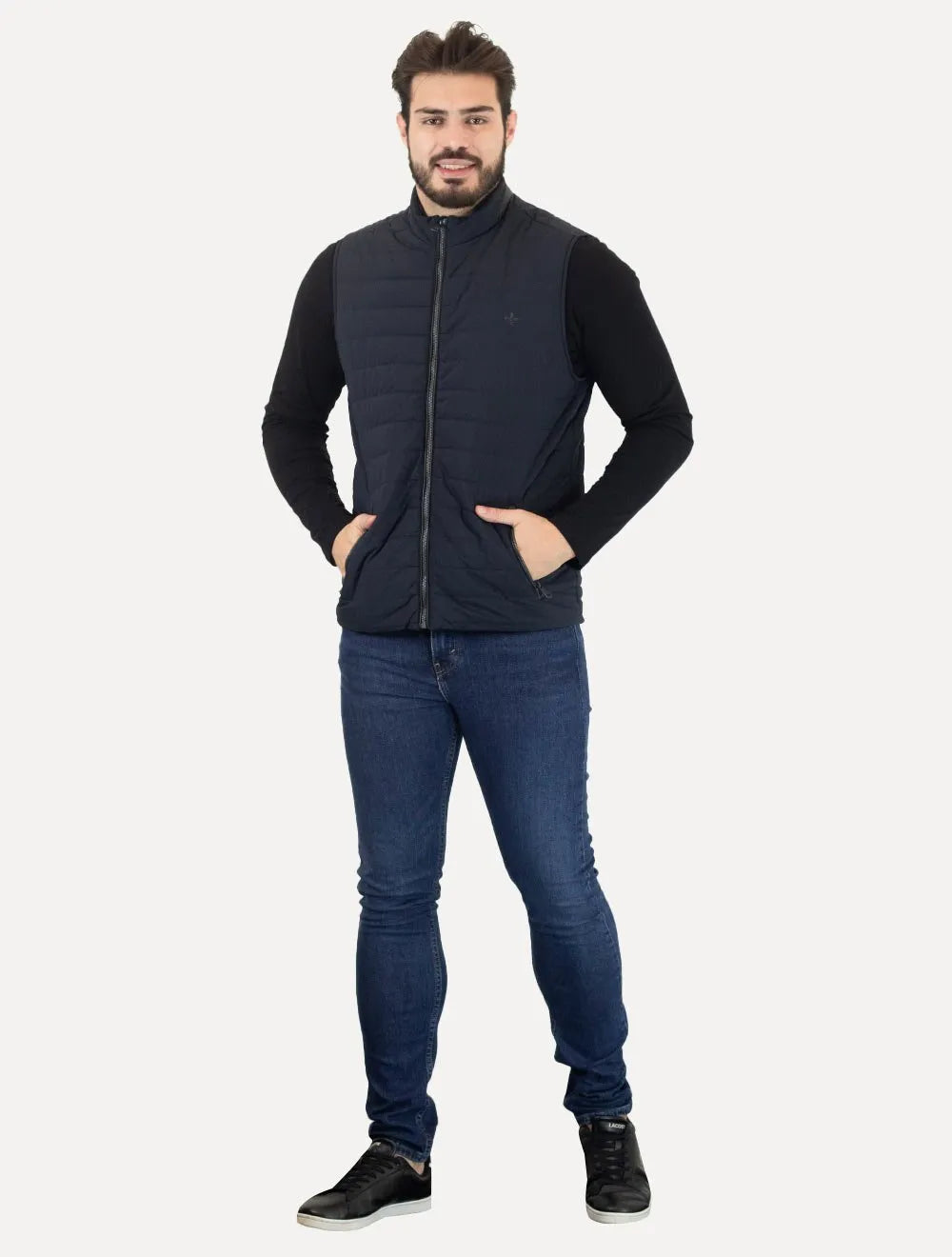 Colete Dudalina Masculino Nylon Puffer Azul Marinho