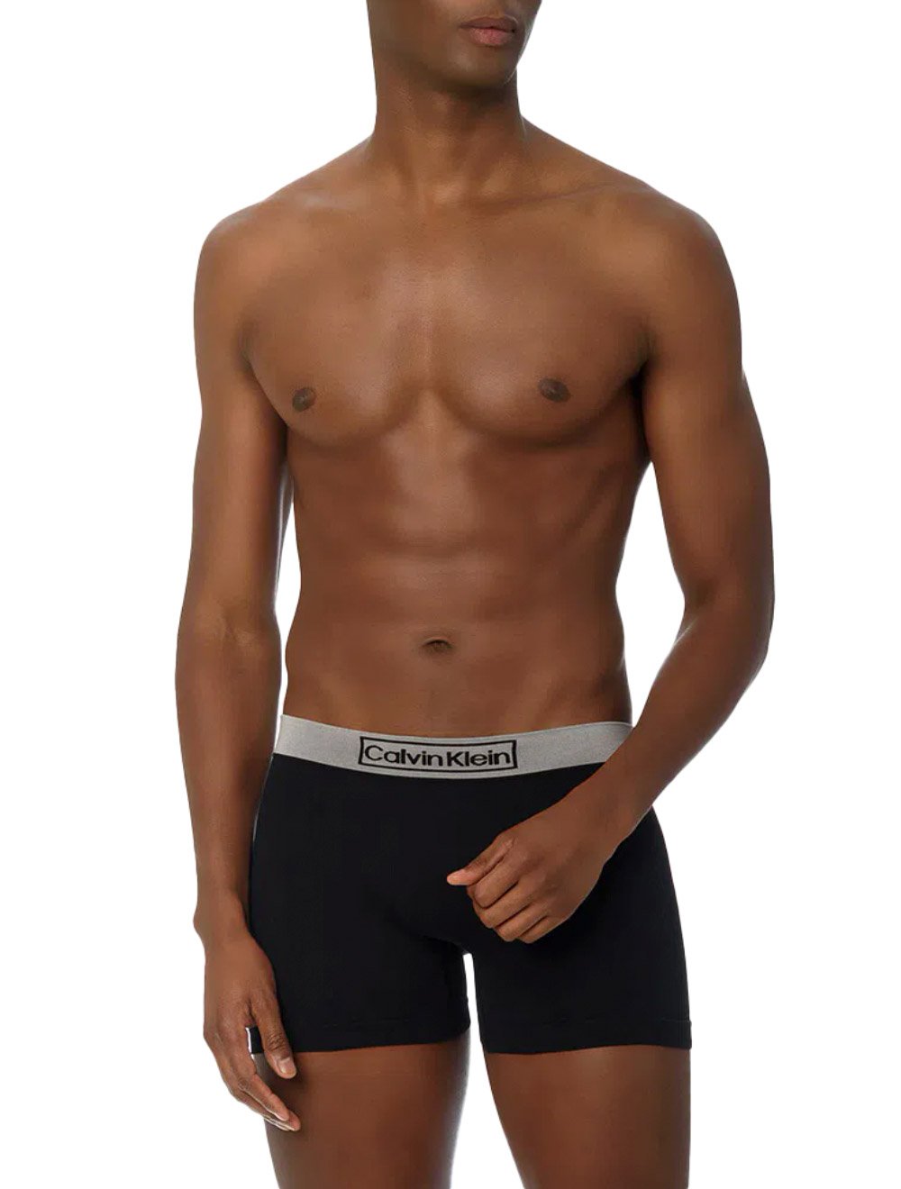Cueca Calvin Klein Trunk Seamless Heritage Logo Preta