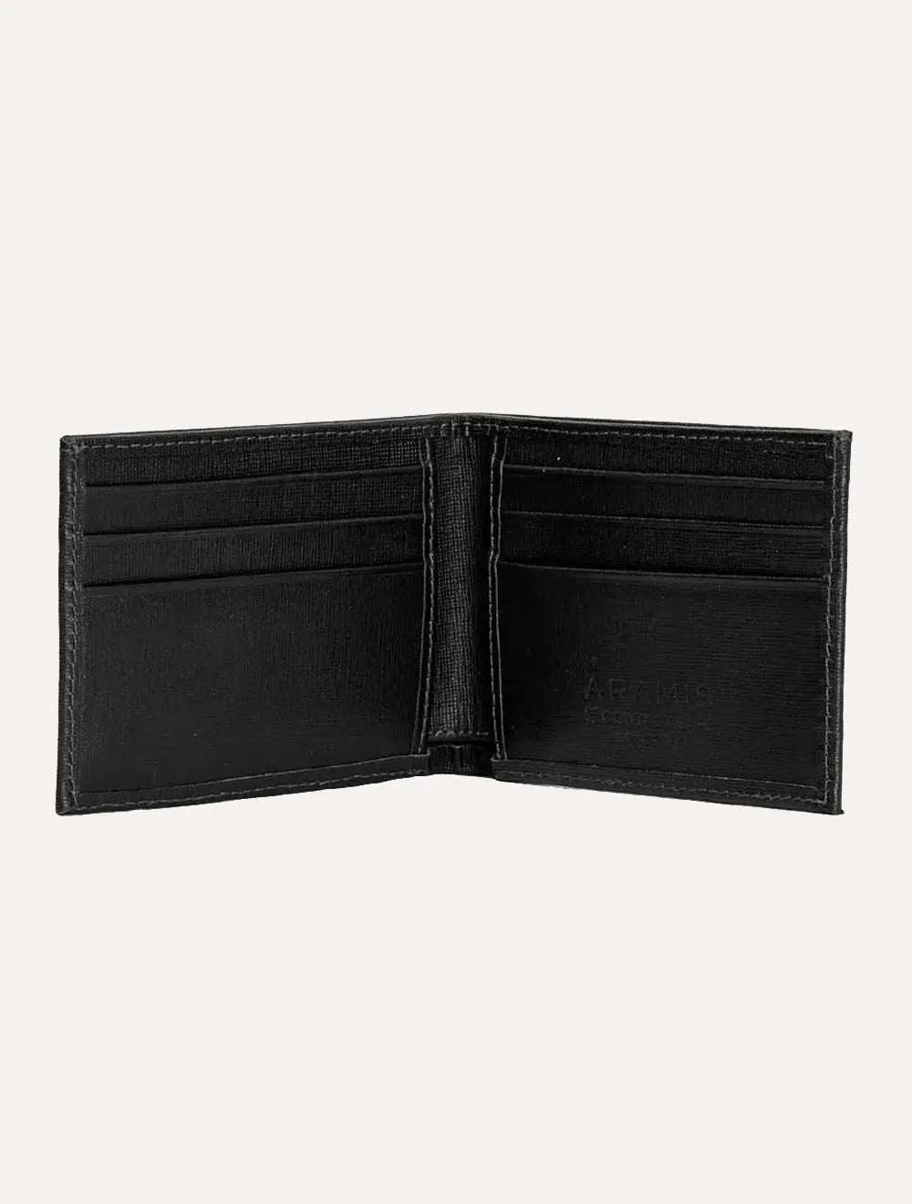 Carteira Aramis Masculina Couro Saffiano Preta