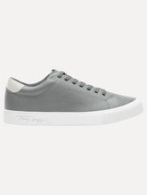 Tênis Tommy Hilfiger Masculino Couro Greg Cinza