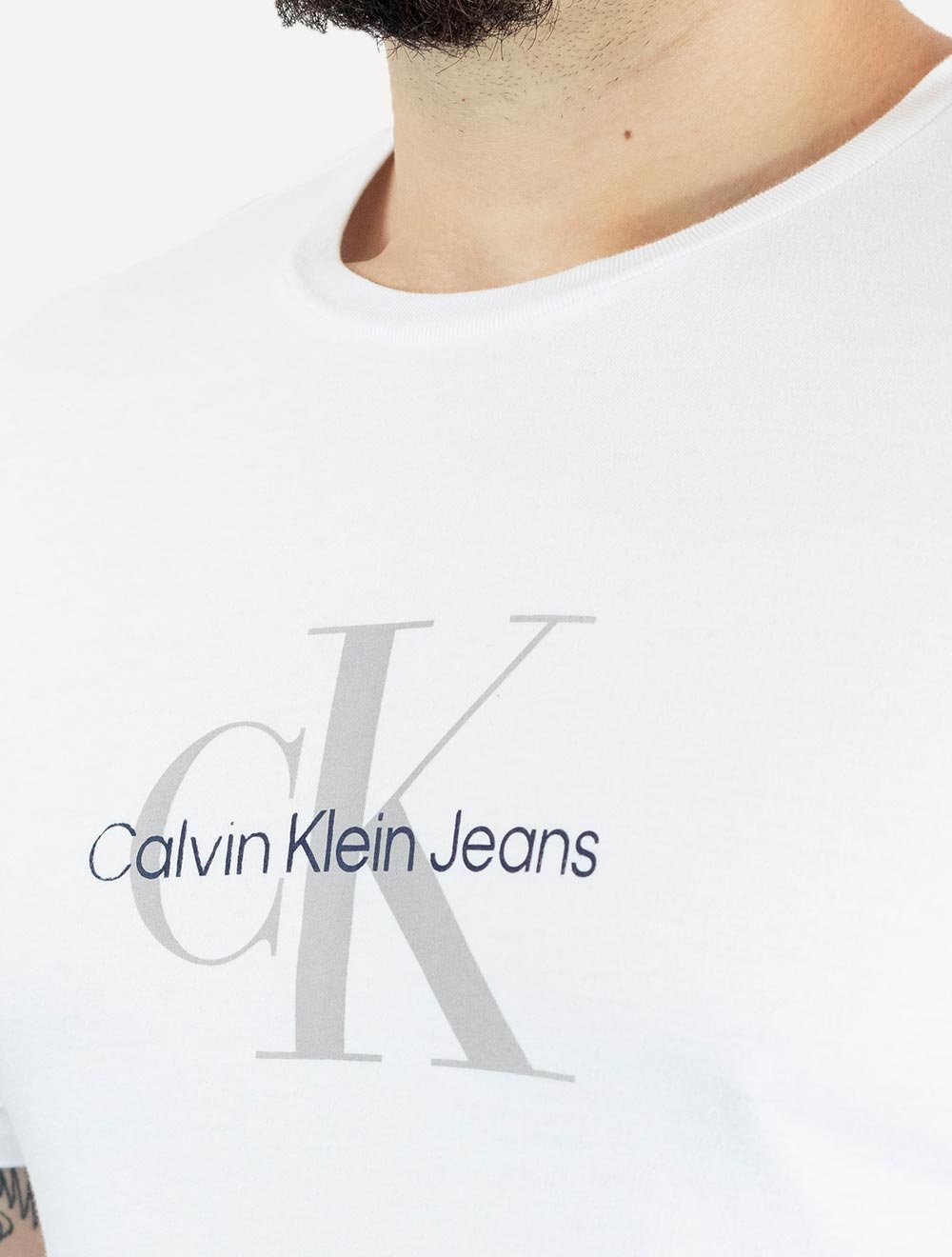 Camiseta Masculina Reissue Calvin Klein Jeans Branca