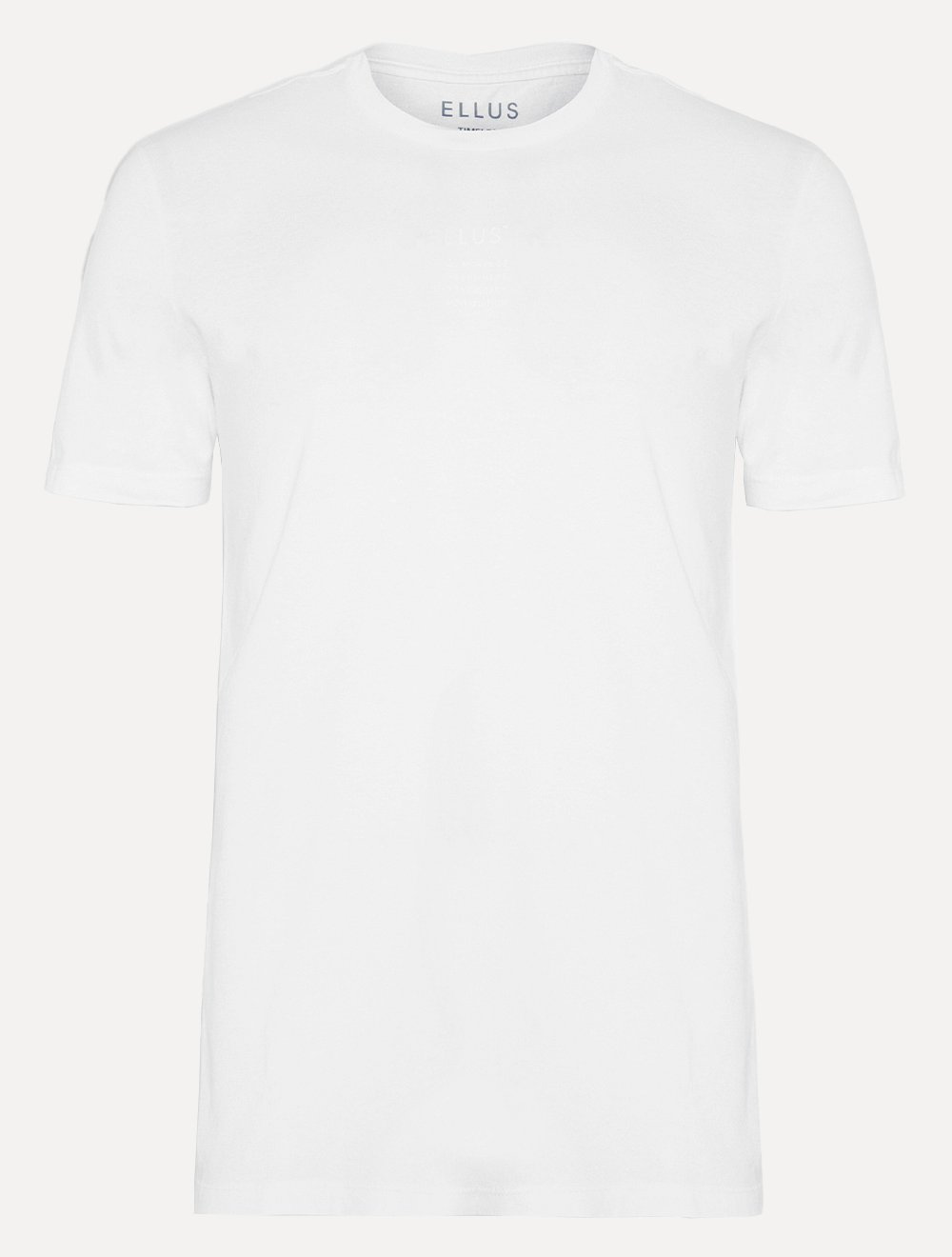 Camiseta Ellus Masculina Cotton Fine Timeless Classic Branca