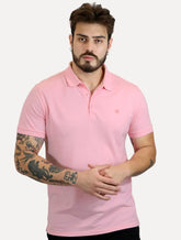 Polo Dudalina Piquet Essentials Cotton Basica Modal Rosa Claro