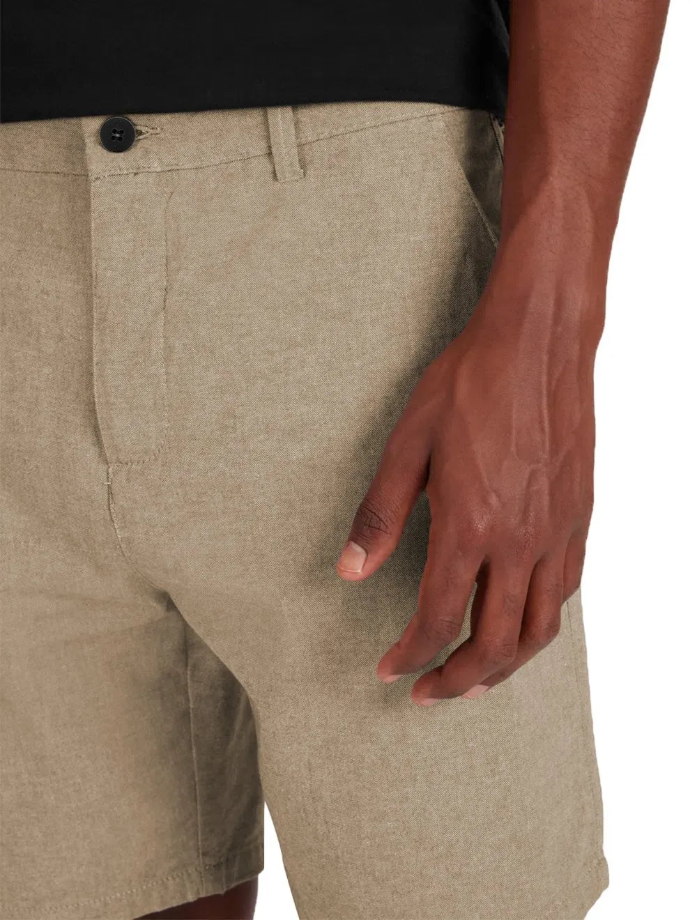 Bermuda Aramis Masculina Chino Maquinetada Caqui