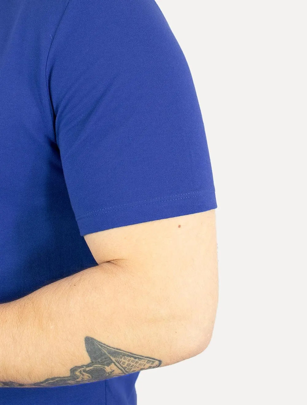 Polo Tommy Jeans Masculina Piquet Neck Branded Azul Royal