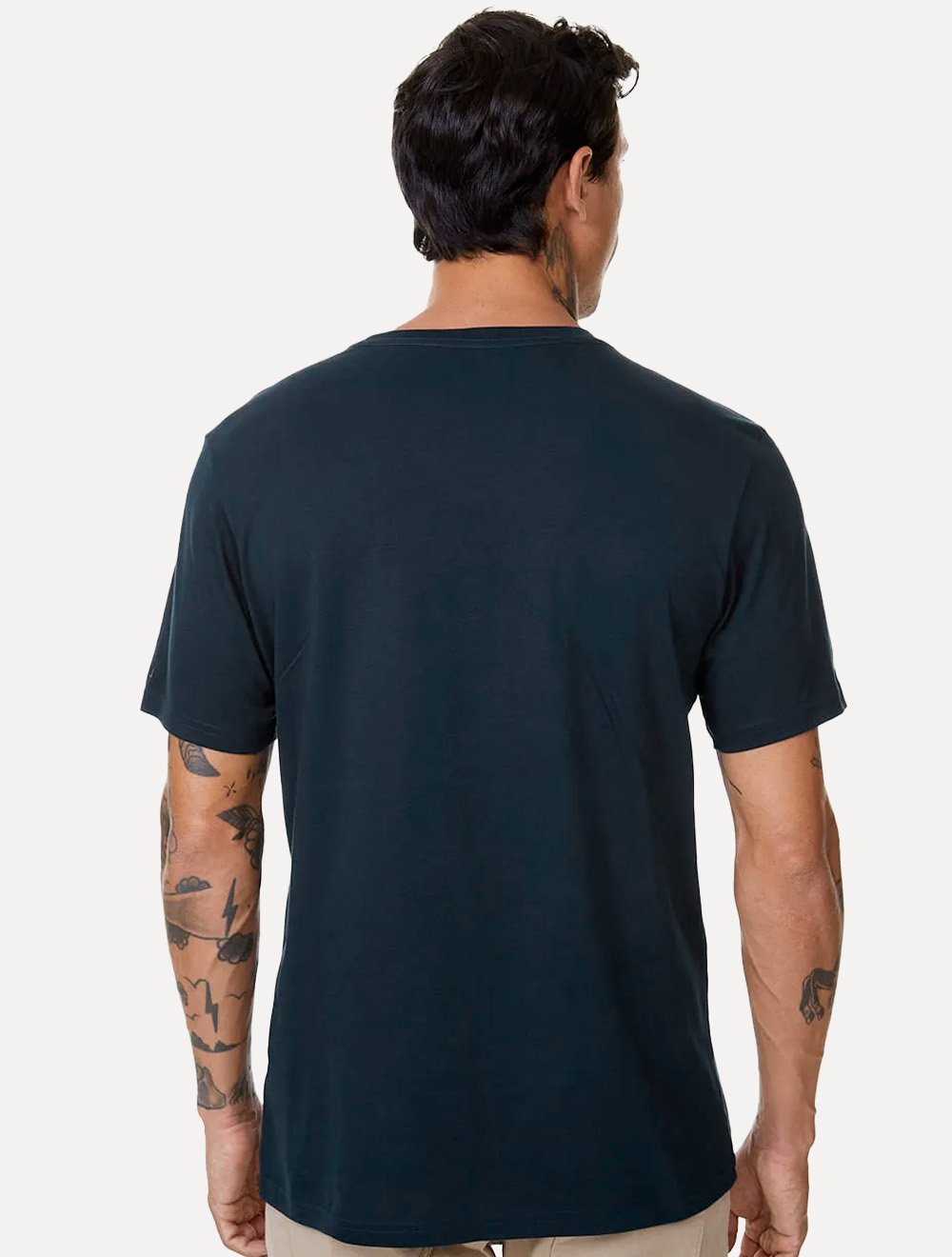 Camiseta John John Masculina Regular Fit Pima Cotton Azul Marinho