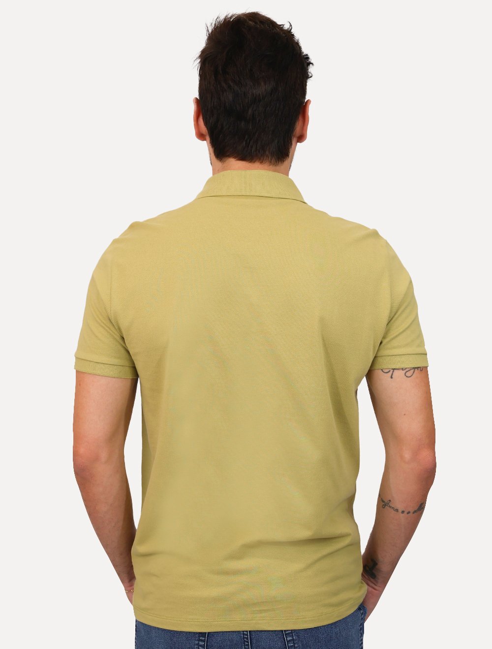 Polo Ellus Masculina Piquet Classic Easa Mostarda