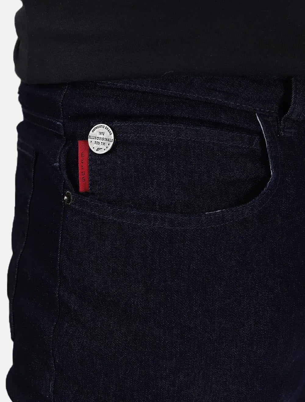 Calça Ellus Jeans Masculina Regular First Blue Zetex Azul Escuro